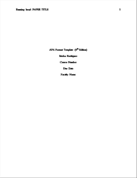 11 12 Formatting Apa Title Page Sangabcafe Proposal Sample