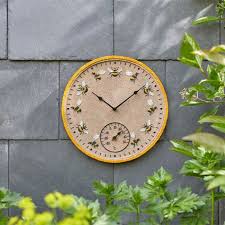 Smart Garden Outside In Beez Wall Clock