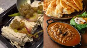 the viral video of chole bhature ice
