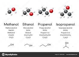 simple alcoholic compounds molecular