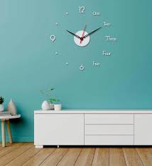 Number With Name Designer Wall Clock