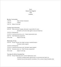 10 Event Agenda Templates Free Sample Example Format Download