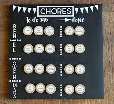 Kids Chore Chart Magnetic Chore Chart Personalized Chore