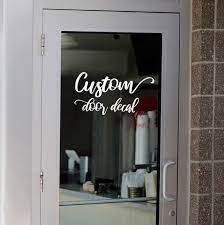 Custom Business Door Decal Custom