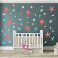 Large Star Nursery Wall Stickers In