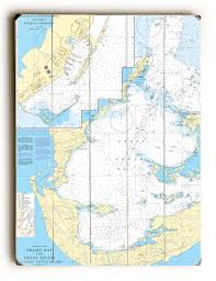 Grassy Bay And Great Sound Bermuda Nautical Chart Sign