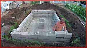 building amazing diy swimming pool step