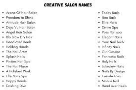 400 creative and cool salon name ideas