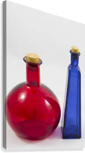 group of old coloured glass bottles 5