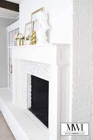 Diy Marble Fireplace Mantel Makeover