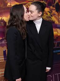 Ellen Page and Emma Portner Share a Kiss on the Red Carpet