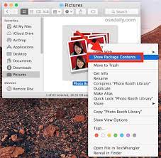 where photo booth image files are