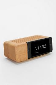 areaware iphone 5 5s alarm clock dock