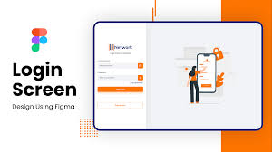 login page design figma to html using