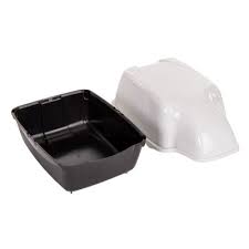 In dem toilettenset ist ein sitz mit deckel und ein fäkalientank enthalten. Die Ferplast Katzentoilette Outdoor Jetzt Gunstig Kaufen Zooplus