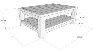 Diy Coffee Table Plans Diy Projects Plans