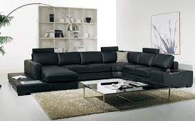 Leather Sectional Living Room Furniture