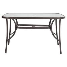 Large 150cm Rectangle Glass Top Table