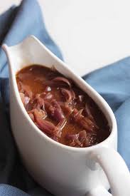 red onion gravy from scratch slow the