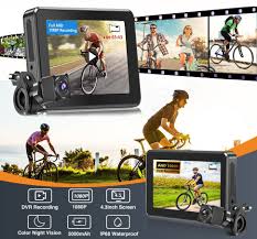 camera with monitor for bicycle set