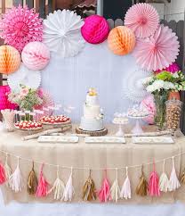 Backdrops too add an instant impression to your wedding cake tables and these are the simplest way to add some style. 49 Cute Baby Shower Dessert Table Decor Ideas Digsdigs