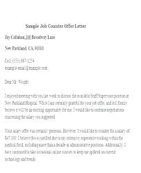 Sample Job Offer Letter Template And Salary Negotiation In