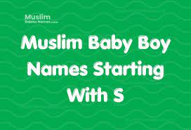 muslim baby boy names starting with s