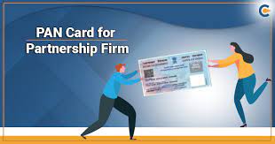 pan card for partnership firm how to