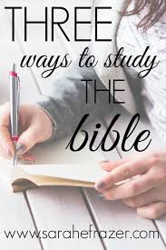 I believe they are encouraging, and they fit the purpose of the scriptures: Free Bible Study Guides Sarah E Frazer