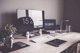 30 best home office designs for your inspiration cool, classic, and modern. Minimalist Home Office Workspace Desk Setup Free Stock Photo Download Picjumbo Home Office Workspace Minimalist Home Office Workspace Desk