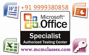 Microsoft Office Specialist Certification Online And Offline