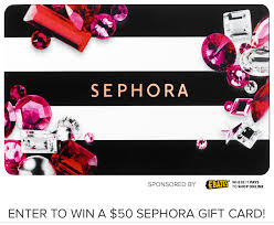 win 1 of 6 50 sephora gift cards