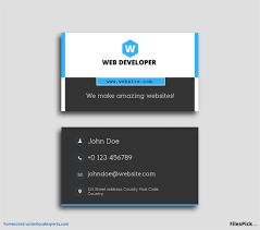 Free Blank Business Card Template Word Templates Psd Online