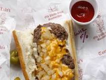 Is there cheese whiz on Philly cheesesteak?