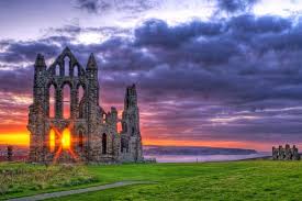 whitby abbey sunset bonito hd