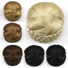 Wrap your braid into a bun. Amazon Com Deniya Braid Fake Hair Bun Hairpiece Extension For Women Short Hair Cosplay Accessories For Women Beauty