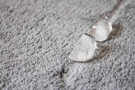 get dents out of carpet with ice cubes