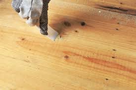 How to hide wood filler after staining
