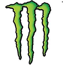 4x monster logo decal for car van