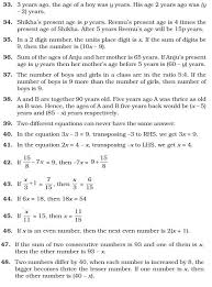 Linear Equations In One Variable Word