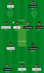 Get all latest cricket match results, scores and statistics, with complete. Ban Vs Sl 1st Odi Dream11 Prediction Possible Playing 11 Pitch Report Cricblog
