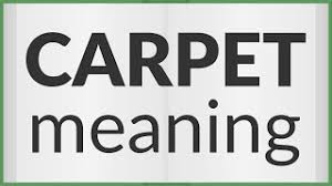 carpet meaning of carpet you