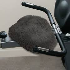 Sheepskin Exercise Bicycle Seat Cover
