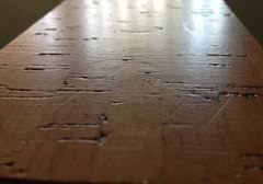 wecork brand cork floors denting all