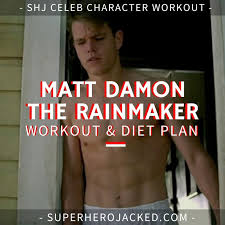 She and damon went out to a. Matt Damon Workout Routine And Diet Plan Train Like Jason Bourne Workout Matt Workout Diet Plan Workout Routine