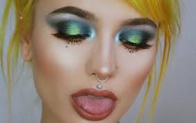 rainbow colored eye makeup is here to