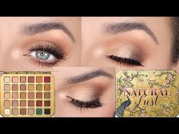 too faced natural palette