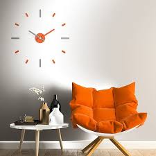 On Time Wall Clock L And Stick Gray