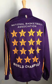 Los angeles lakers nike lightweight city edition jacket. Los Angeles Lakers Nba Championship Banner Adidas Track Jacket Men S Medium 1923033769