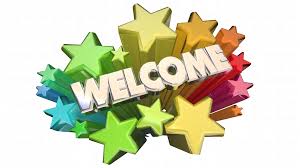 Welcome Stars Greetings Word 3d Animation